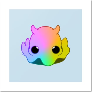 Rainbow Baby Octopus Posters and Art